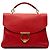 Salvatore Ferragamo Borsa a mano Ferragamo Margot Large Gancini in vitello rosso