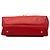 Salvatore Ferragamo Borsa a mano Ferragamo Margot Large Gancini in vitello rosso - vista 3