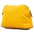 Hermès Yellow Toile Bolide Trousse De Voyage Pouch PM - vista 2