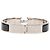 Bracciale Clic H PM in smalto nero stretto Hermès - vista 3