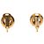 Orecchini a clip rotondi Chanel Gold CC placcati in oro - vista 2