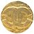 Spilla medaglione Chanel Gold CC placcata oro