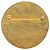 Spilla medaglione Chanel Gold CC placcata oro - vista 2