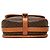 Céline Borsa a tracolla Celine Brown Macadam Coated Canvas - vista 3