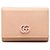 Cartera compacta trifold Gucci GG Marmont Rosa