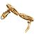 Orecchini a clip Chanel Gold CC placcati oro - vista 6
