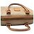 Céline Borsa Boston Celine Beige Macadam in tela rivestita - vista 7