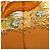 Foulard di seta Hermès Brown Les Quatre Saisons 90 - vista 7
