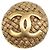 Orecchini a clip rotondi intrecciati Chanel Gold CC placcati oro - vista 6