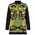 Hermès Blusa Brides de Gala Seda y Algodón Verde Negro