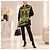 Hermès Blusa Brides de Gala Seda y Algodón Verde Negro - vista 4
