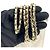 Portacarte Chanel Classic Zip Around on Chain Quilted Caviar Mini - vista 7