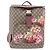 Gucci Hebilla Estampado Blooms GG Coated Canvas Medium