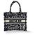 Christian Dior Book Embroidered Canvas Small