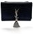 Autre Marque Saint Laurent Classic Monogram Tassel Crocodile Embossed Leather Medium