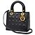 Borsa a mano in pelle Lady Medium Cannage 2-Way Christian Dior