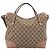 GUCCI GG Canvas Hand Bag 2way Beige Gold 353120 - vista 3