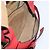 LOEWE Gate Bag Schultertasche Leder Rot Gold - Ansicht 20