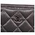 CHANEL Matelassé Kartenetui Lammleder Grau Silver CC - Ansicht 8
