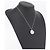 CHANEL Camelia Necklace metal Silver CC - vista 16