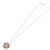 CHANEL Camelia Necklace metal Silver CC - vista 8