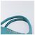 Miu Miu Tote Bag Leather Light Blue Gold - vista 14