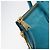 Miu Miu Tote Bag Leather Light Blue Gold - vista 21