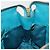 Miu Miu Tote Bag Leather Light Blue Gold - vista 24