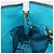 Miu Miu Tote Bag Leather Light Blue Gold - vista 25