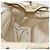 PRADA Tote Bag Nylon Beige Silver - vista 21