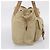 PRADA Tote Bag Nylon Beige Silver - vista 3