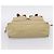 PRADA Tote Bag Nylon Beige Silver - vista 5