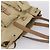 PRADA Tote Bag Nylon Beige Silver - vista 6