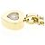 Chopard Happy Diamonds Herzanhänger aus 18K Gelbgold mit 1 schwebendem Diamanten - Ansicht 4