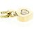 Chopard Happy Diamonds Herzanhänger aus 18K Gelbgold mit 1 schwebendem Diamanten - Ansicht 5