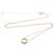 Pendente Tiffany & Co. T Circle in oro giallo 18K con diamanti e madreperla Small