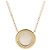 Pendente Tiffany & Co. T Circle in oro giallo 18K con diamanti e madreperla Small - vista 3