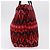 Fendi Woll Tote Bag Rot - Ansicht 4
