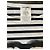 T-shirt a righe in cotone Chanel nero e bianco logo CC - vista 2