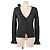 Ermanno Scervino Grauer Merinowolle Cardigan