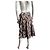 Falda midi Bottega Veneta seda estampado geométrico - vista 12