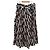 Falda midi Bottega Veneta seda estampado geométrico - vista 3