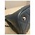 Timeless Chanel Shopper borsa pelle trapuntata blu navy - vista 4