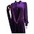 Bottega Veneta Lila Samt-Hemdkleid - Ansicht 10