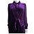 Bottega Veneta Lila Samt-Hemdkleid - Ansicht 14