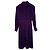Bottega Veneta Lila Samt-Hemdkleid - Ansicht 3