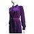 Bottega Veneta Lila Samt-Hemdkleid - Ansicht 8