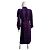 Bottega Veneta Lila Samt-Hemdkleid - Ansicht 9
