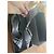 Giorgio Armani Graue Seiden-Absatzschuhe - Ansicht 5