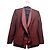 Autre Marque Glamoda Red Star Patterned Blazer